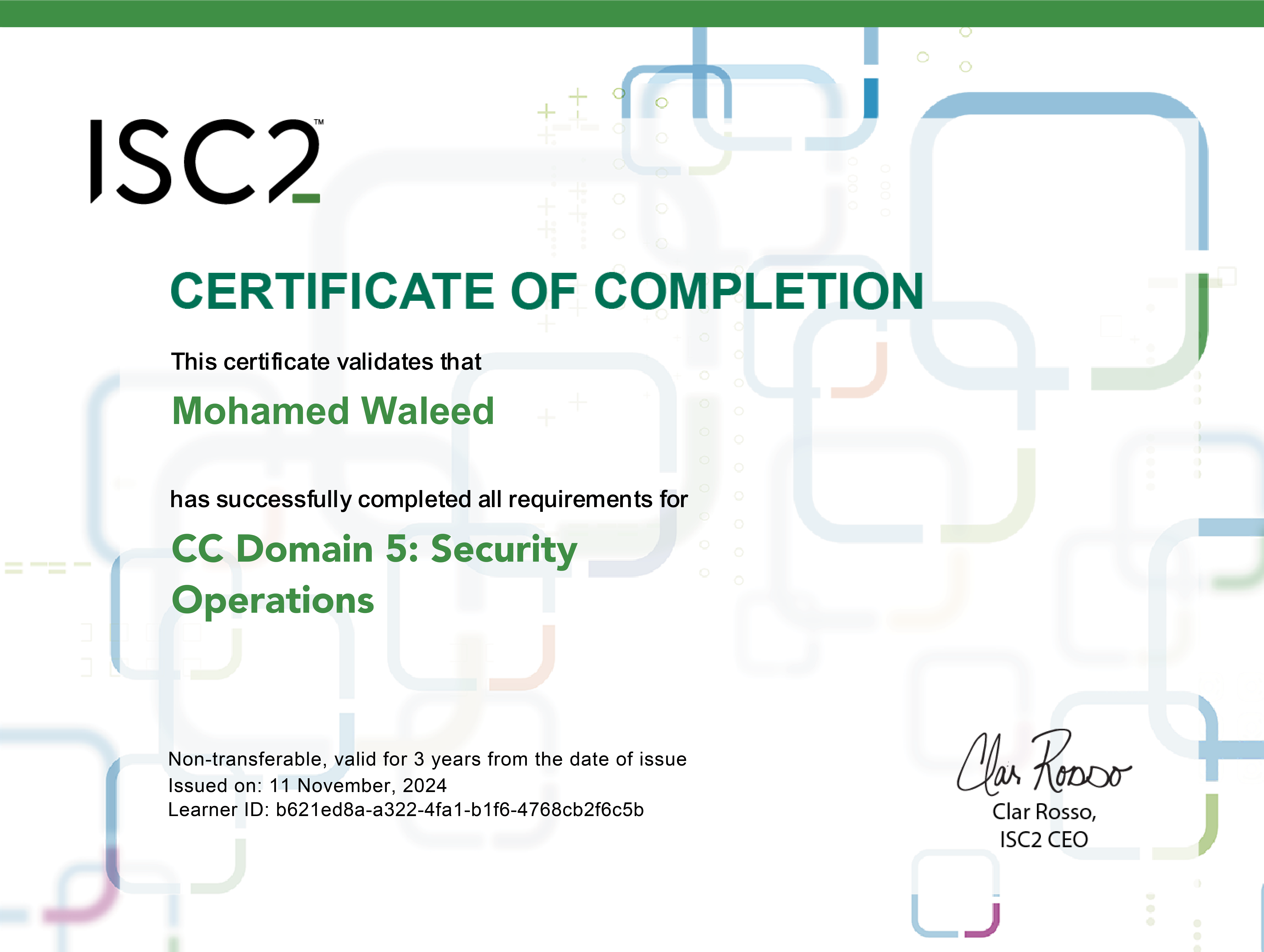 Certificate 1